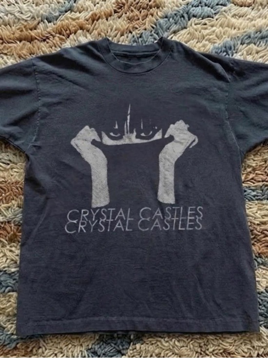 Gildan Other - Black Crystal Castles Graphic Short Sleeve Tee